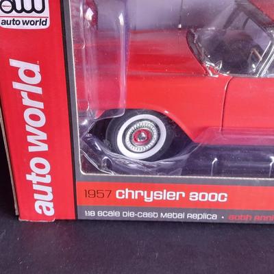 American Muscle Auto World 1:18 scale die cast replica 1957 Chrysler 300C