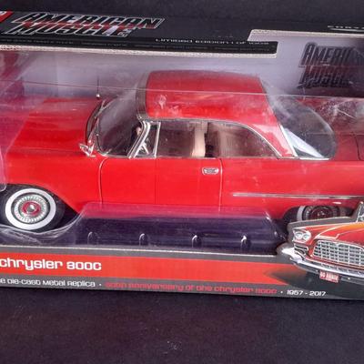 American Muscle Auto World 1:18 scale die cast replica 1957 Chrysler 300C