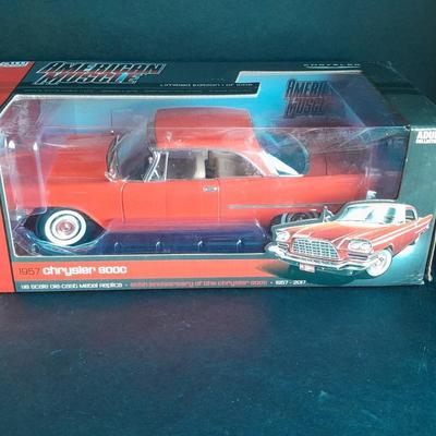 American Muscle Auto World 1:18 scale die cast replica 1957 Chrysler 300C