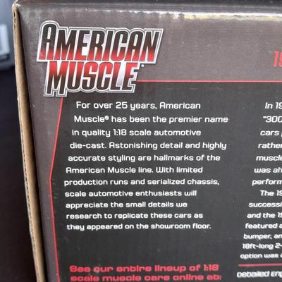 American Muscle Auto World 1:18 scale die cast replica 1957 Chrysler 300C