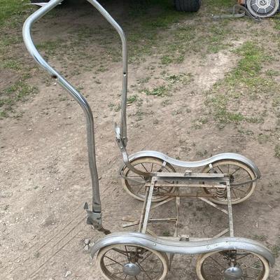 Vintage Buggy Frame with Basket