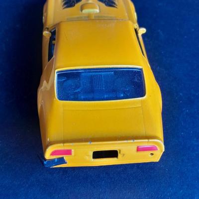 Two Die Cast Cars, Volkswagen Beetle and 1972 Pontiac Firebird