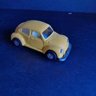 Two Die Cast Cars, Volkswagen Beetle and 1972 Pontiac Firebird