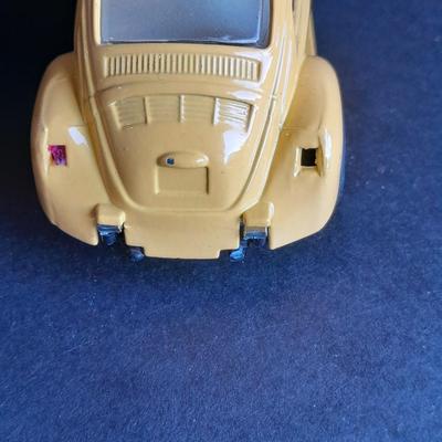 Two Die Cast Cars, Volkswagen Beetle and 1972 Pontiac Firebird
