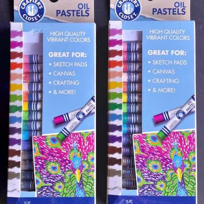 Two 15 piece Oil Pastels new in package