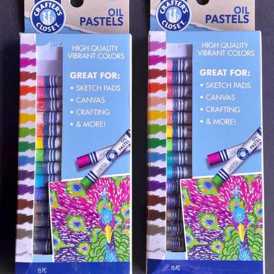 Two 15 piece Oil Pastels new in package