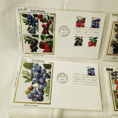 7 - FIRST DAY STAMPS - 2000 FOUR FRUIT BERRIES