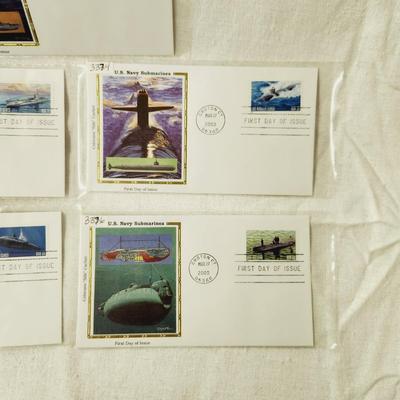 5 - FIRST DAY STAMPS - 2000 US NAVY SUBMARINES