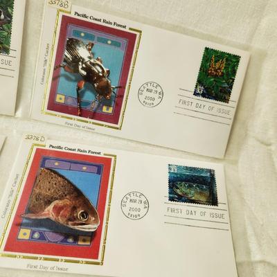 10 - FIRST DAY STAMPS - 2000 PACIFIC COAST RAIN FOREST