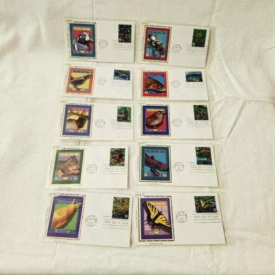 10 - FIRST DAY STAMPS - 2000 PACIFIC COAST RAIN FOREST