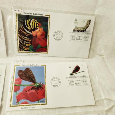 6 - FIRST DAY STAMPS - 1999 INSECTS & SPIDERS #1