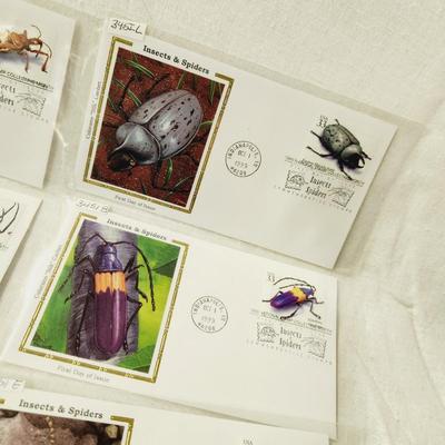 7 - FIRST DAY STAMPS - 1999 INSECTS & SPIDERS #2