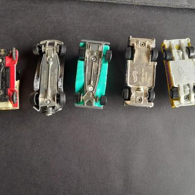 Tomy Tomica car with 4 Hot Wheels