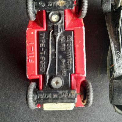 Tomy Tomica car with 4 Hot Wheels