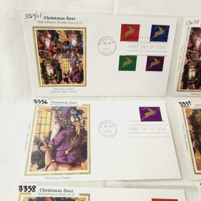 7 - FIRST DAY STAMPS - 1999 CHRISTMAS DEER