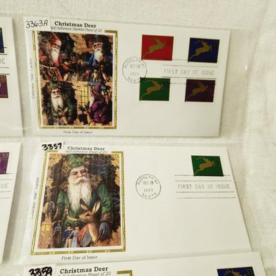7 - FIRST DAY STAMPS - 1999 CHRISTMAS DEER
