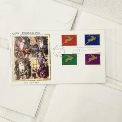7 - FIRST DAY STAMPS - 1999 CHRISTMAS DEER