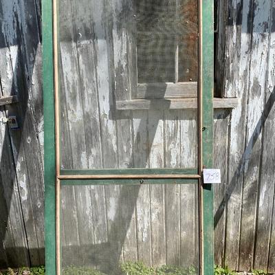 Vintage Screen Door