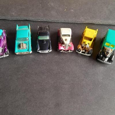 Five Hot wheel Cars