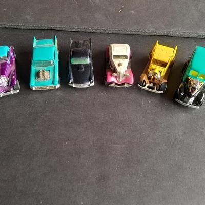 Five Hot wheel Cars