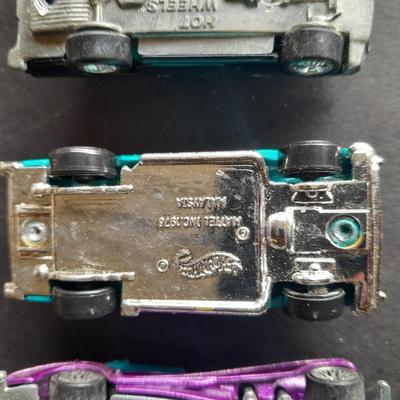 Five Hot wheel Cars