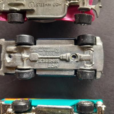 Five Hot wheel Cars