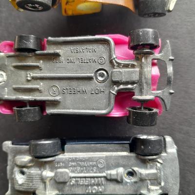 Five Hot wheel Cars