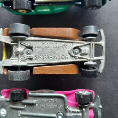 Five Hot wheel Cars