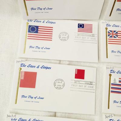 10 - FIRST DAY STAMP - 2000 THE STARS & STRIPES #1