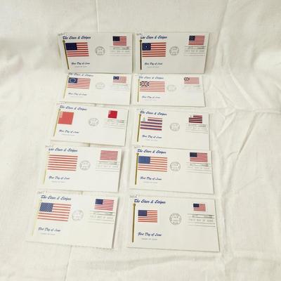 10 - FIRST DAY STAMP - 2000 THE STARS & STRIPES #1