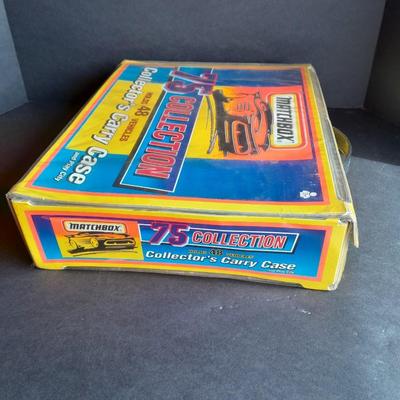 1996 Matchbox Cars 75 Collection Collector's Carry Case and trays with Play City