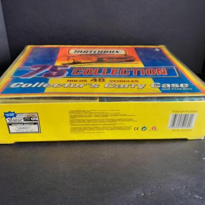 1996 Matchbox Cars 75 Collection Collector's Carry Case and trays with Play City