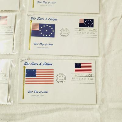 10 - FIRST DAY STAMPS - 2000 THE STARS & STRIPES #2