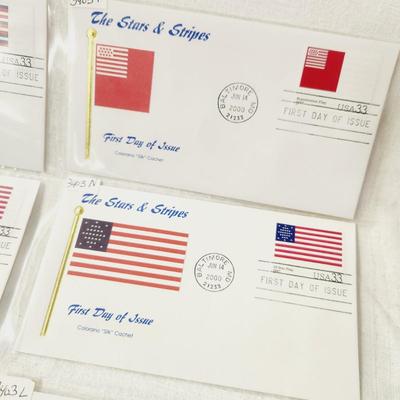 10 - FIRST DAY STAMPS - 2000 THE STARS & STRIPES #2