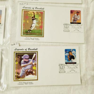 10 - FIRST DAY STAMPS - 2000 LEGEND OF BASEBALL #2
