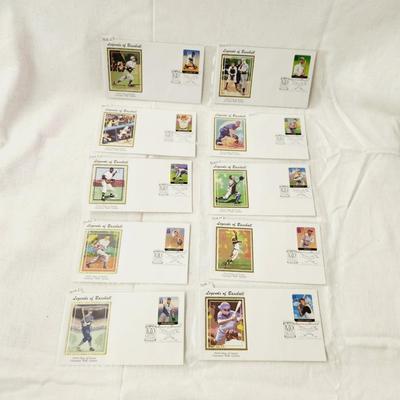 10 - FIRST DAY STAMPS - 2000 LEGEND OF BASEBALL #2