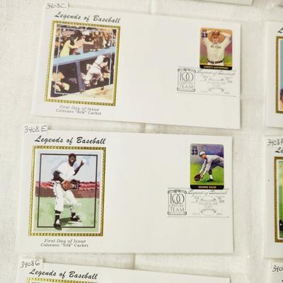 10 - FIRST DAY STAMPS - 2000 LEGEND OF BASEBALL #2