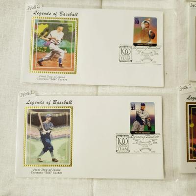 10 - FIRST DAY STAMPS - 2000 LEGEND OF BASEBALL #2