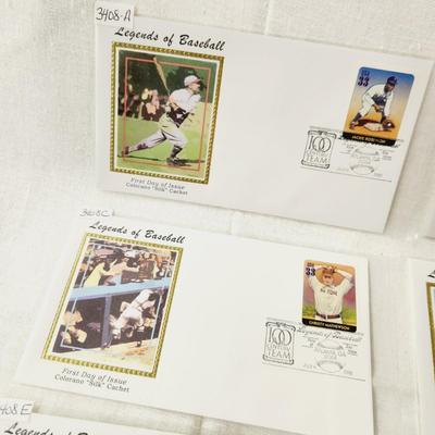 10 - FIRST DAY STAMPS - 2000 LEGEND OF BASEBALL #2