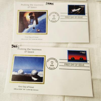 6 - FIRST DAY STAMPS - 2000 PROBING THE VASTNESS OF SPACE
