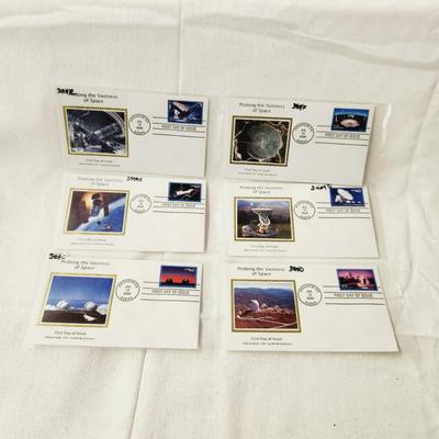 6 - FIRST DAY STAMPS - 2000 PROBING THE VASTNESS OF SPACE