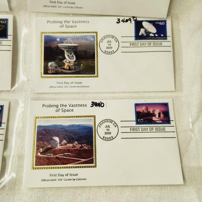 6 - FIRST DAY STAMPS - 2000 PROBING THE VASTNESS OF SPACE