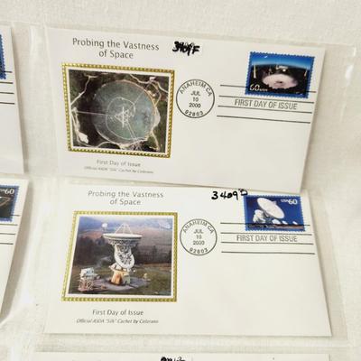 6 - FIRST DAY STAMPS - 2000 PROBING THE VASTNESS OF SPACE