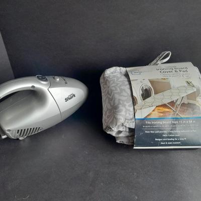 Small Shark handheld vacuum and a new Ironing Board cover