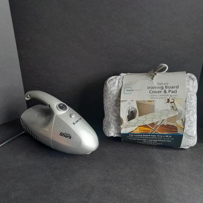 Small Shark handheld vacuum and a new Ironing Board cover