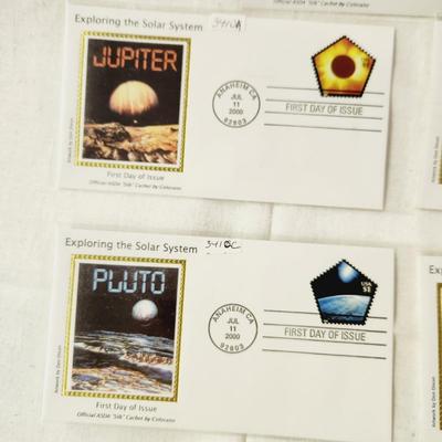 5 - FIRST DAY STAMPS - 2000 EXPLORING THE SOLAR SYSTEM