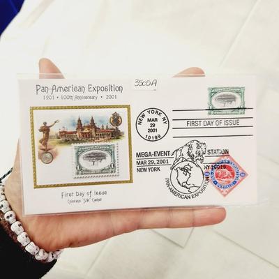4 - FIRST DAY STAMPS - 2001 PAN-AMERICAN EXPOSITION
