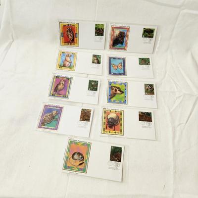 9 - FIRST DAY STAMPS - 2001 GREAT PLAINS PRAIRE