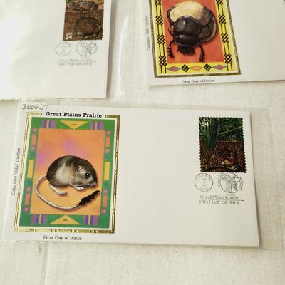 9 - FIRST DAY STAMPS - 2001 GREAT PLAINS PRAIRE
