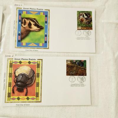 9 - FIRST DAY STAMPS - 2001 GREAT PLAINS PRAIRE